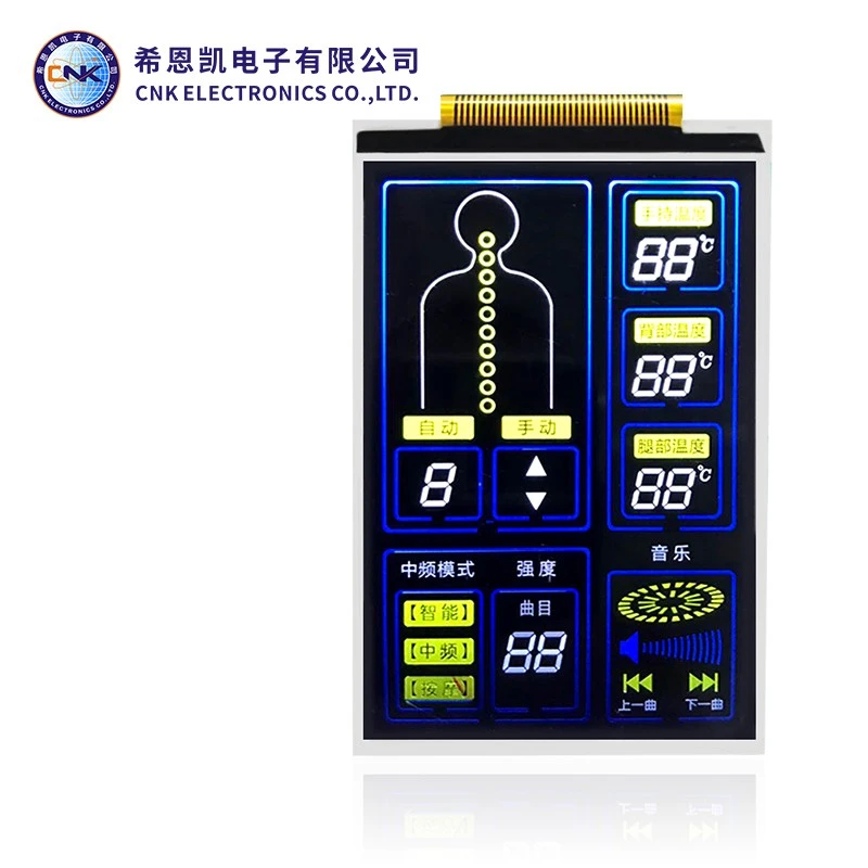 7 segment LCD ekranı